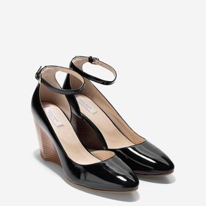 Cole Haan Lacey Patent Leather Wedge Sexy and Comfy